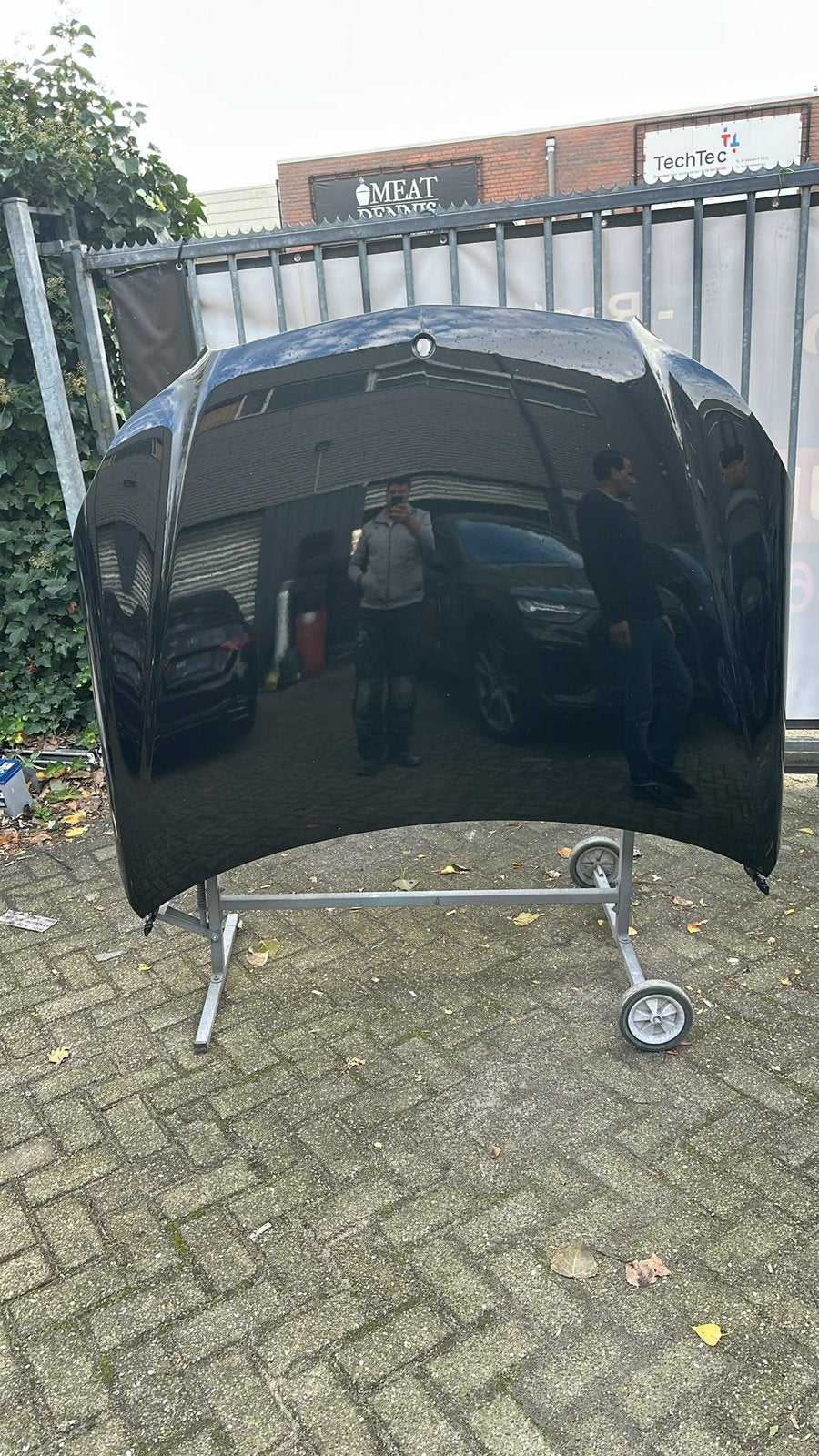 Mercedes w213 motorkap en bumper in kleur gespoten zwart, Ophalen of Verzenden, Nieuw, Motorkap