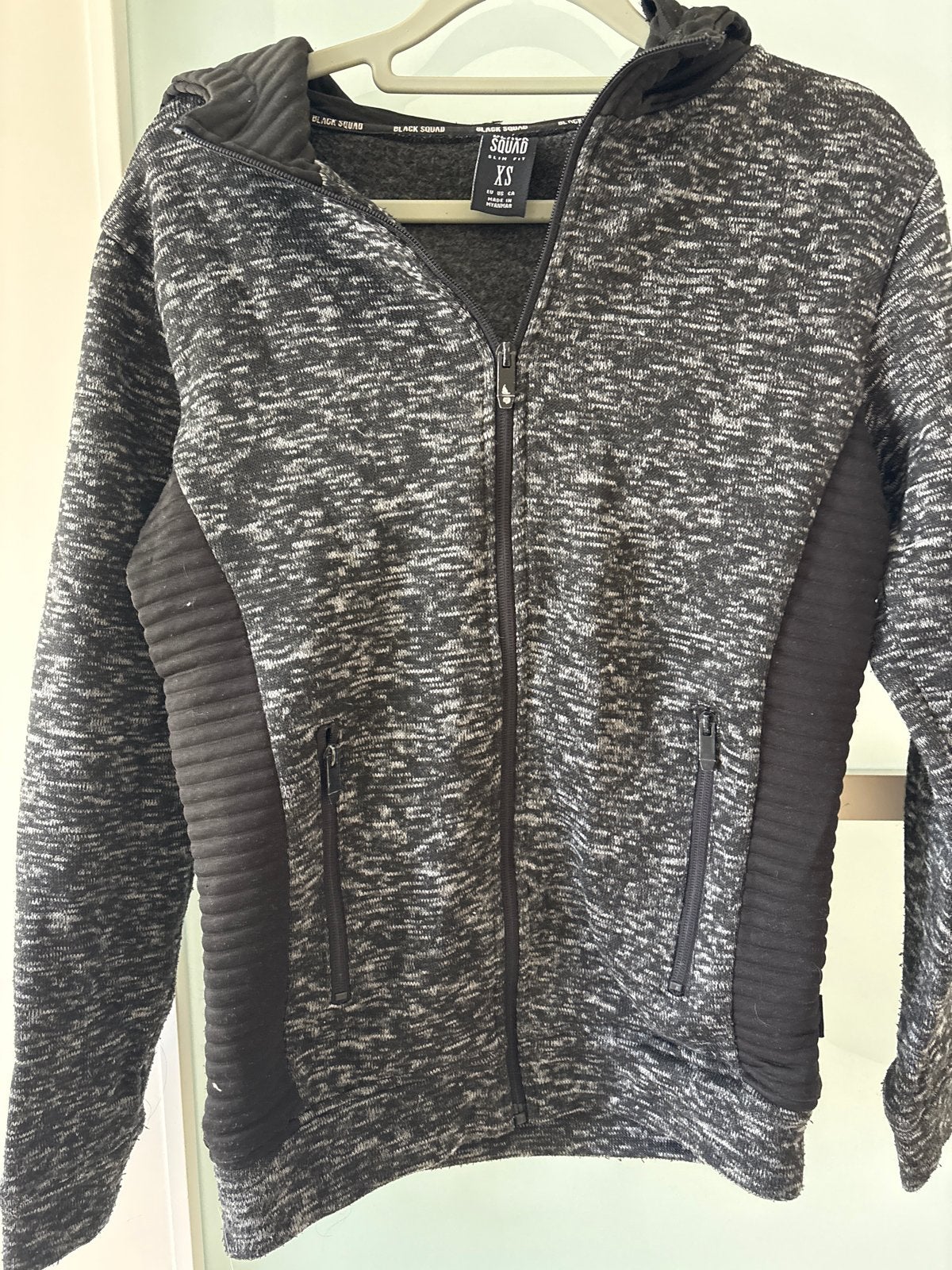 Black Squad Slim Fit Hoodie - Maat XS, Ophalen of Verzenden, Zo goed als nieuw, Maat 34 (XS) of kleiner, Zwart