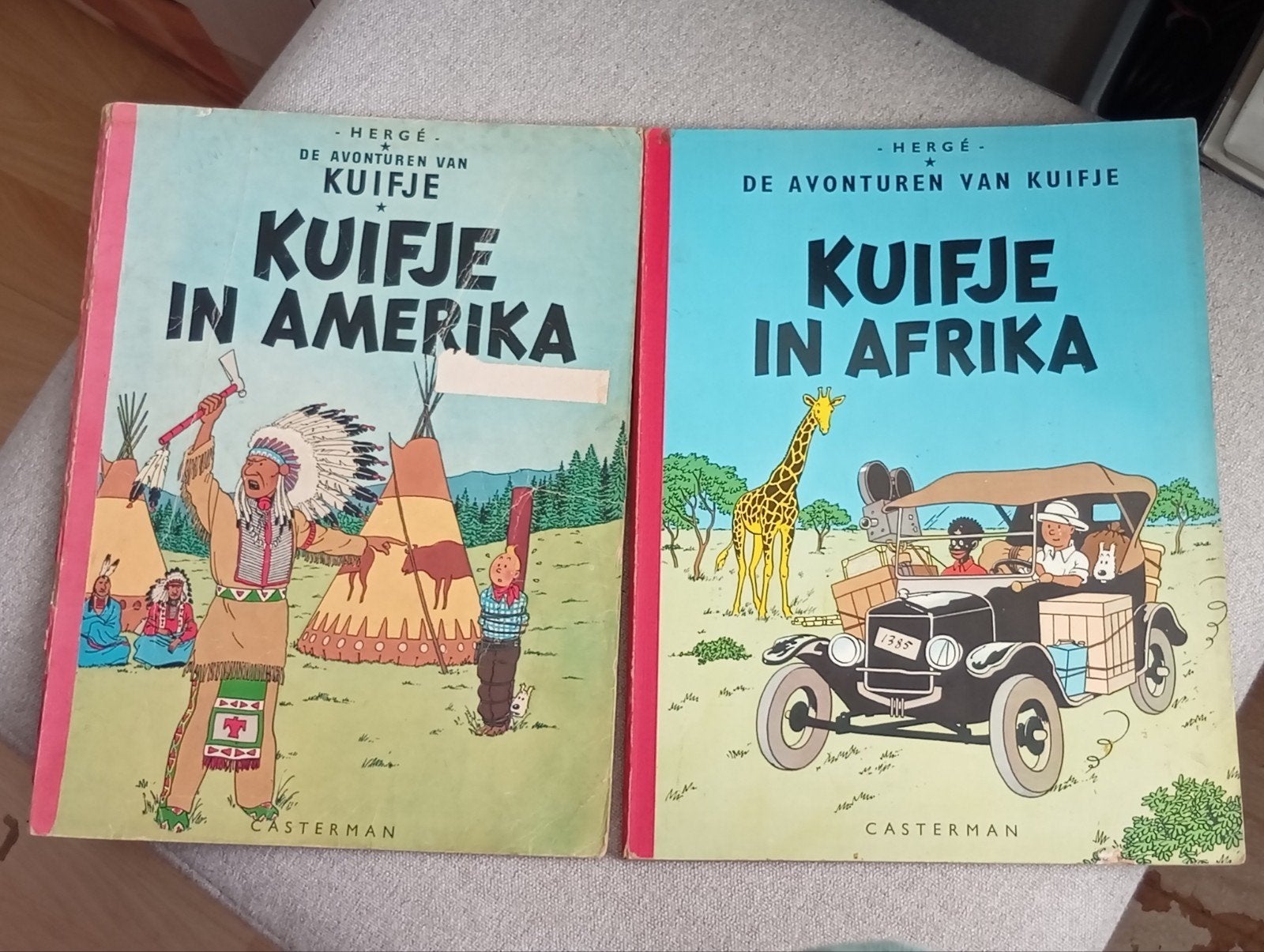 Kuifje: Complete SC serie 1 t/m 21Vlucht 714! 1960/69 linnen, Complete serie of reeks, Ophalen of Verzenden, Gelezen