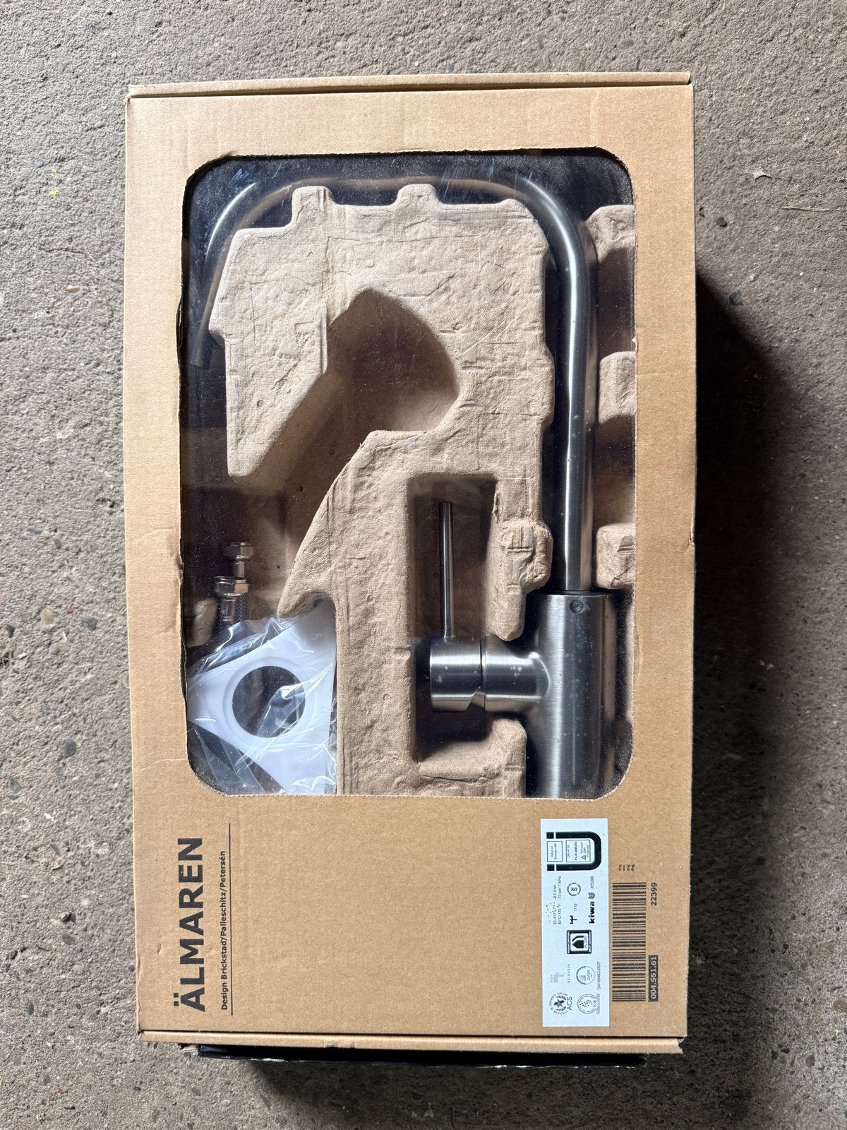 Nieuwe IKEA ÄLMAREN zwenkkraan chroom, Doe-het-zelf en Verbouw, Sanitair, Ophalen, Nieuw, Chroom, Kraan