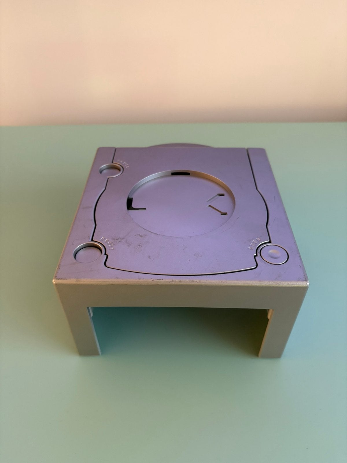 Gamecube full disk top case, Spelcomputers en Games, Spelcomputers | Nintendo GameCube, Ophalen of Verzenden, Gebruikt, Zilver