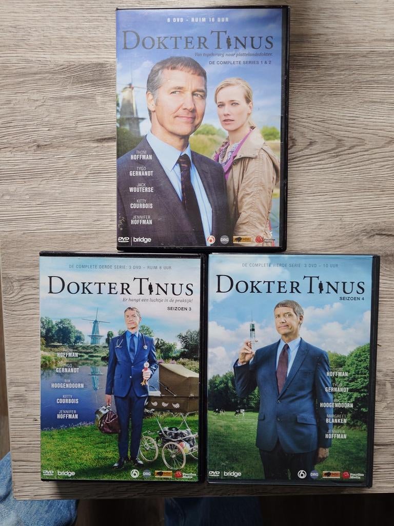 Dokter Tinus S1 tm S4, Cd's en Dvd's, Dvd's | Tv en Series, Alle leeftijden, Ophalen of Verzenden, Zo goed als nieuw, Drama
