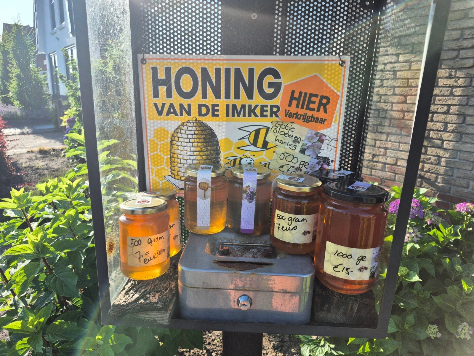 Bloemenhoning, Ophalen