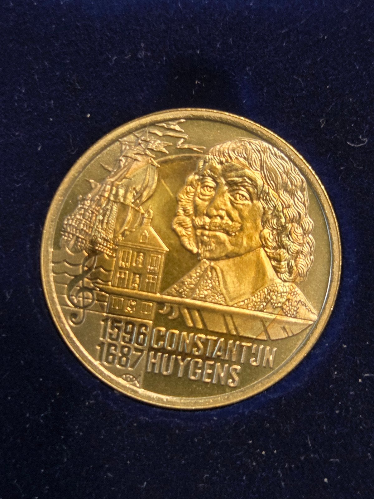 10 Euro Constantijn Huygens munt 1996 B.U. kwaliteit, Ophalen of Verzenden