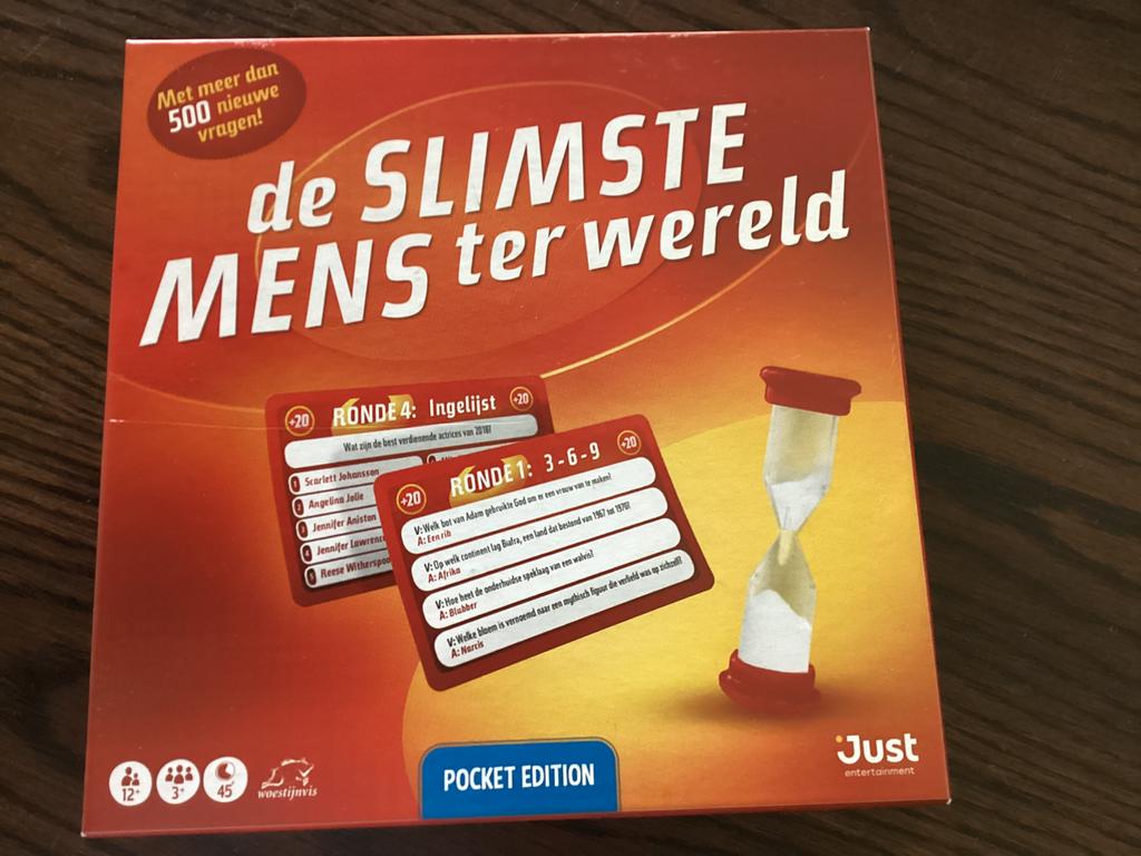 De slimste mens spel, Hobby en Vrije tijd, Gezelschapsspellen | Bordspellen, Ophalen of Verzenden, Nieuw