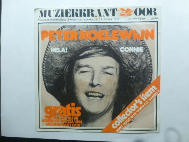 Peter Koelewijn. Hela ! / Connie., Gebruikt, Verzenden, 7 inch, Single