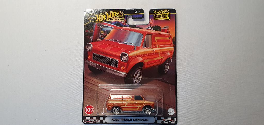 Hot Wheels Premium Ford Transit Supervan, Hobby en Vrije tijd, Ophalen of Verzenden, Nieuw, Auto