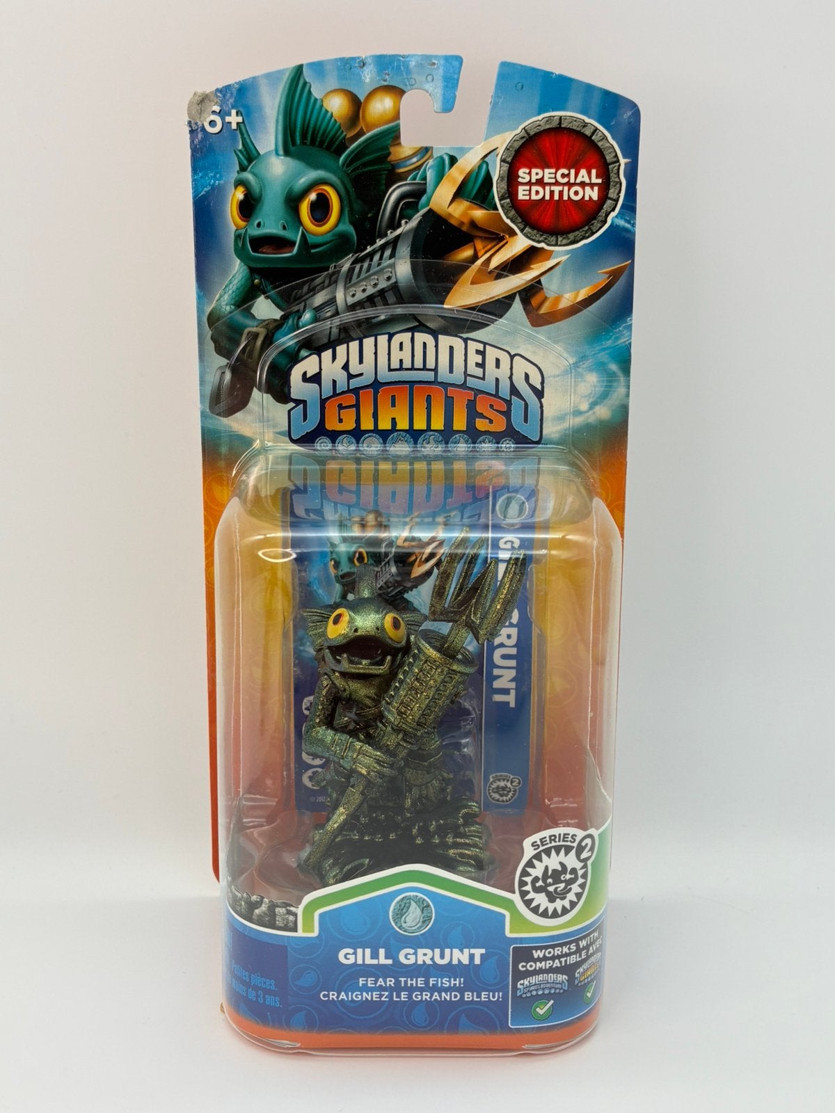 Skylanders Giants Metallic Green Gill Grunt inbox, Avontuur en Actie, W, 2 spelers, Ophalen of Verzenden