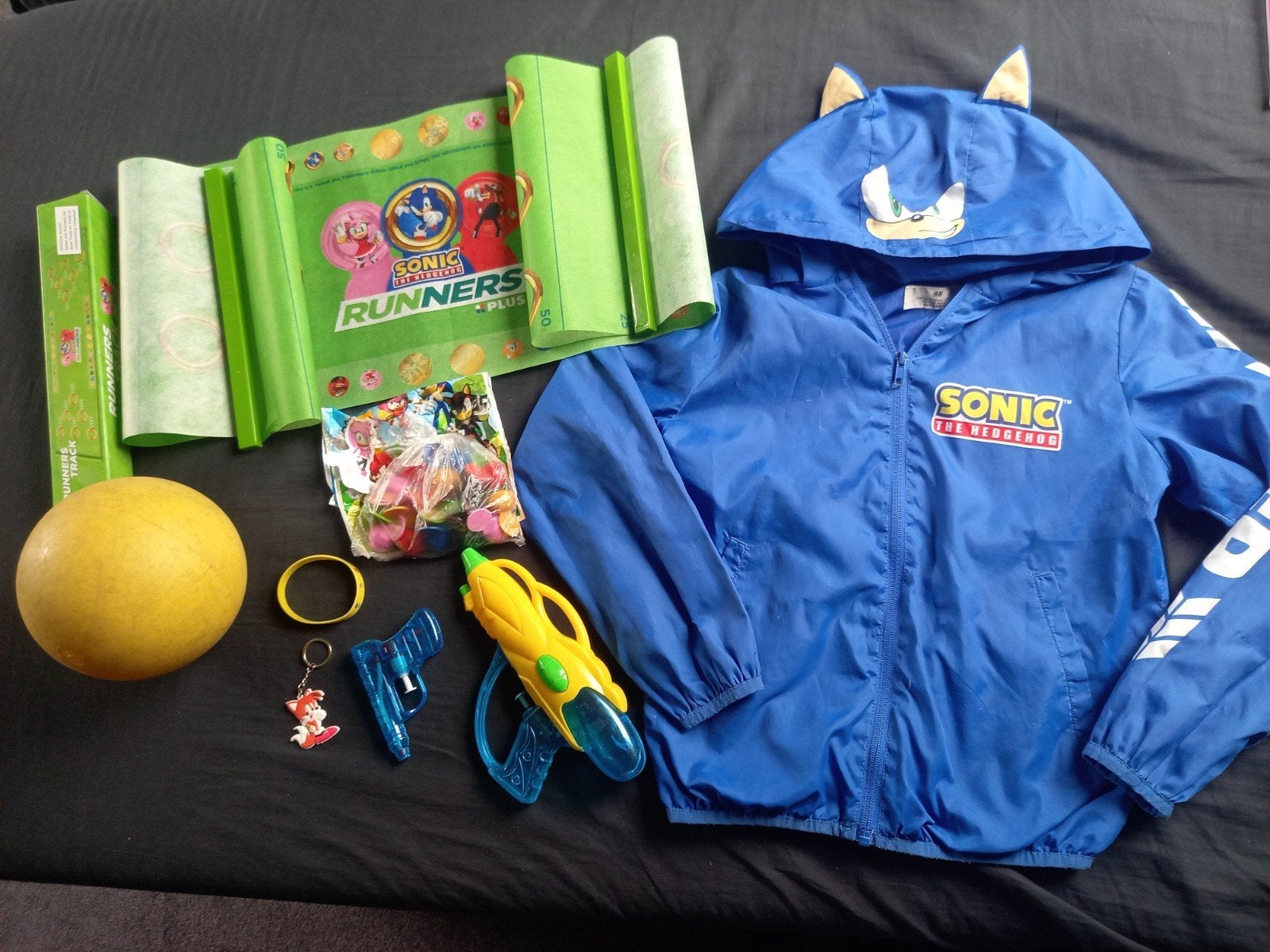 Sonic Jas, Sleutelhanger, Armband & Bal, Ophalen of Verzenden, Nieuw, Jongen of Meisje