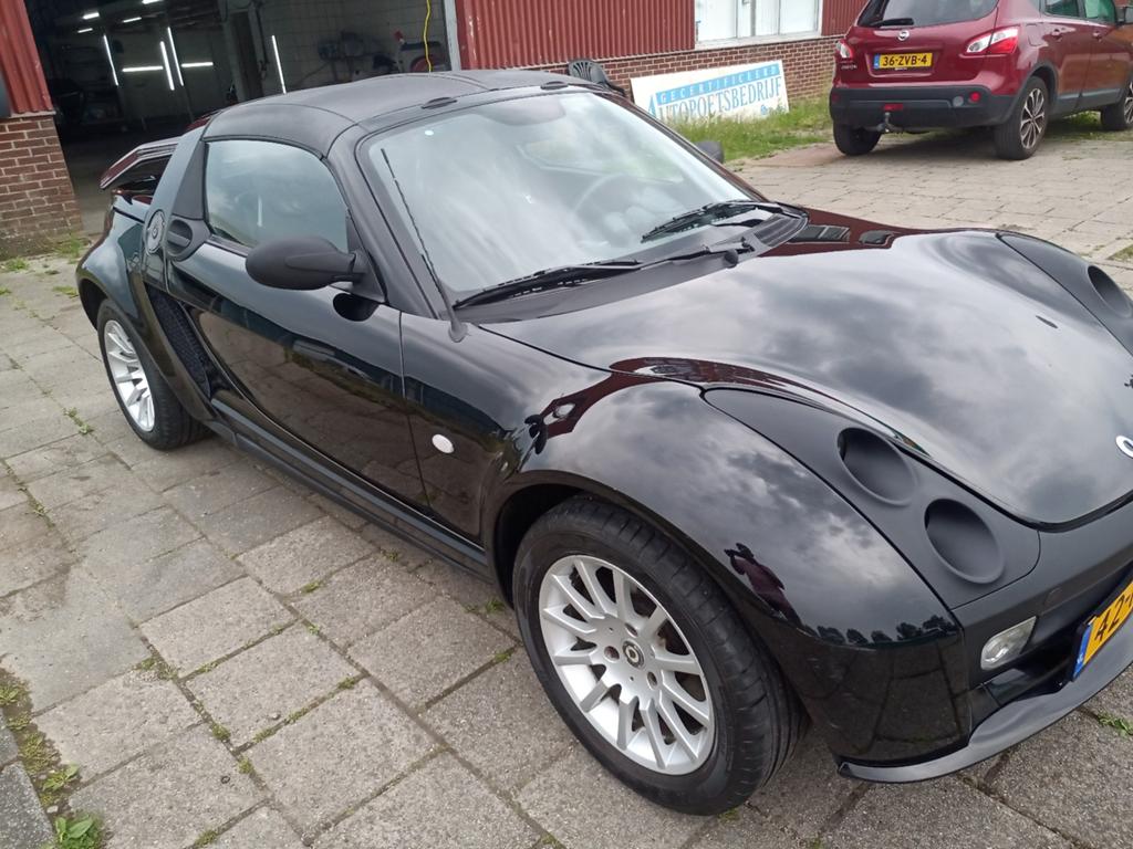 Smart Roadster 0.7 45KW 2003 Zwart, Automaat, Zwart, Zwart, Origineel Nederlands