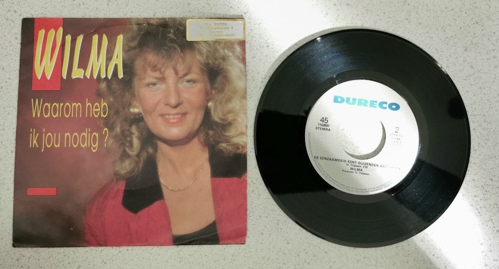 Single Wilma - Waarom heb ik jou nodig, Ophalen of Verzenden, Gebruikt, Overige formaten, Levenslied of Smartlap