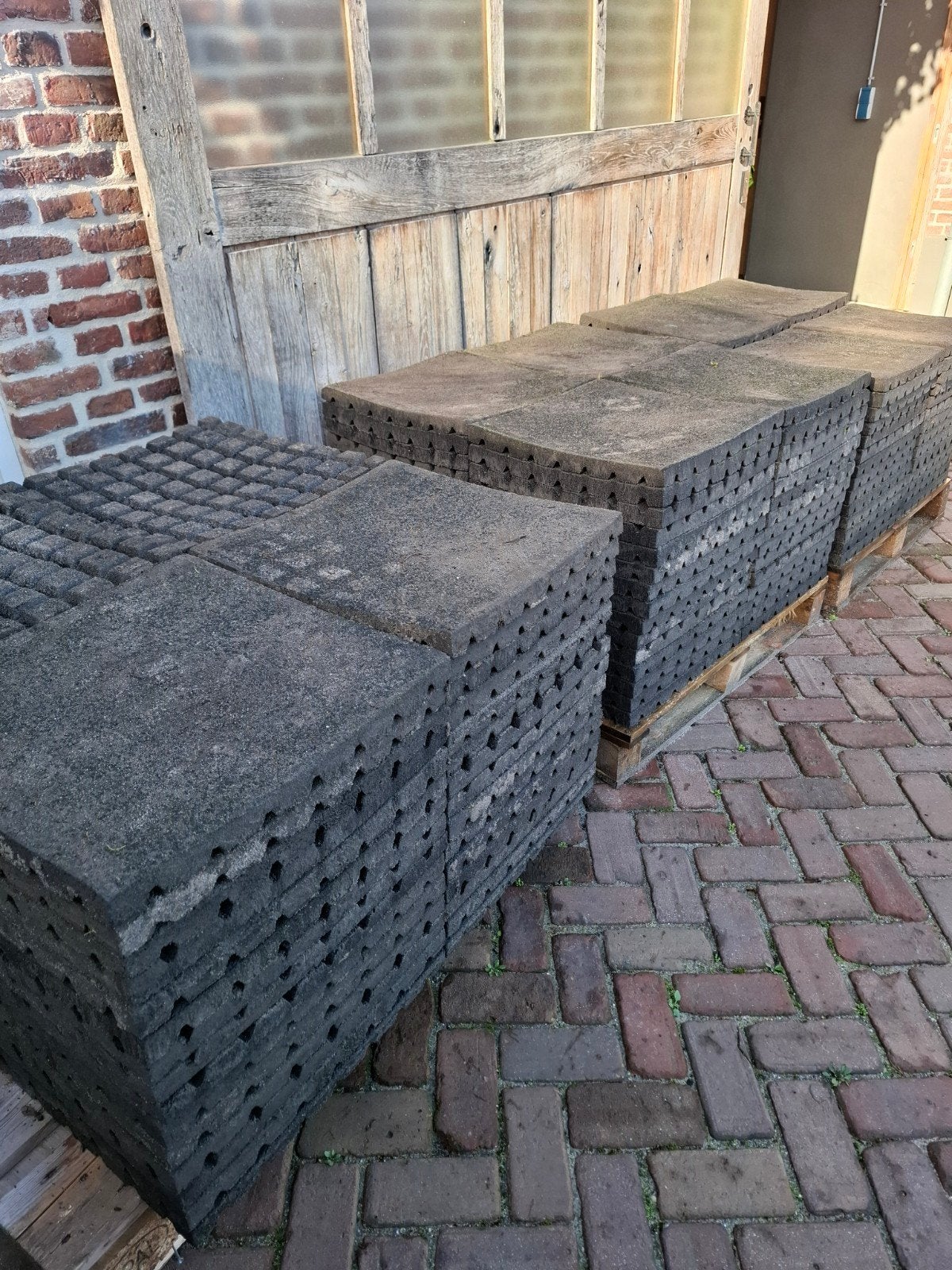 ️✅️ Rubber tegels 50x50x3,5 cm Paardenstallen Speeltoestell, Ophalen, Overige materialen