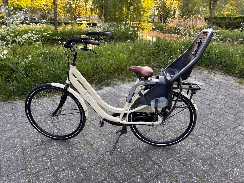 BSP Seine moederfiets met kinderzitje, Velgrem, 50 tot 53 cm, Ophalen, Overige merken