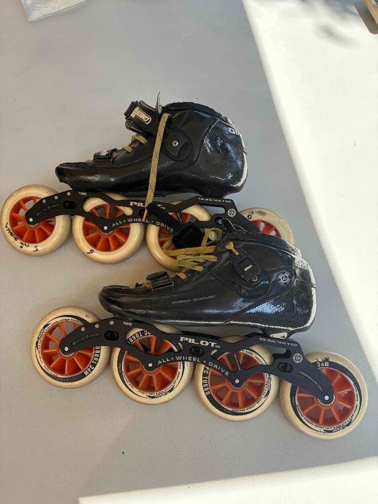 Skeelers - inline skates Luigino Challenge maat 43, Gebruikt, Heren, Inline skates 4 wielen, Ophalen