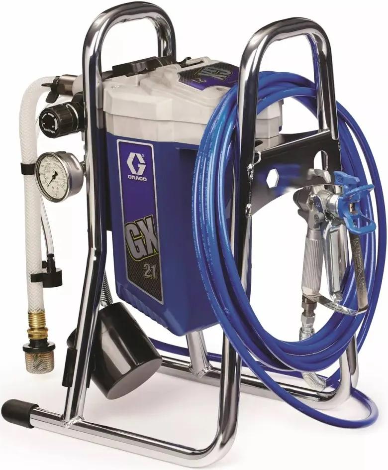 TE KOOP Graco GX 21 Airless verfspuit 17G183, Doe-het-zelf en Verbouw, Schildersmaterialen, Zo goed als nieuw, Verfspuit of Verfpomp