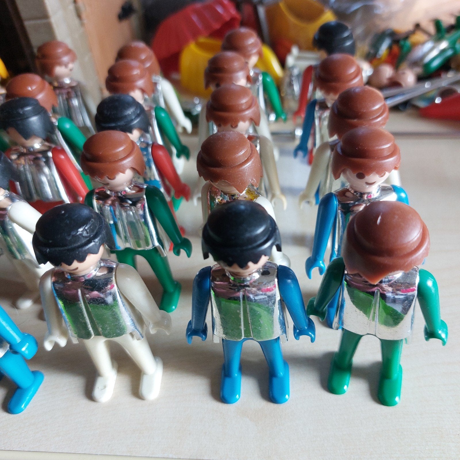 Playmobil vintage ridders 65 stuks., Ophalen, Gebruikt, Losse onderdelen, Figuren