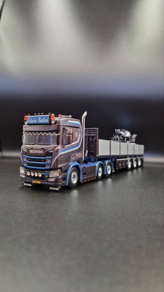 Wsi | Salari - Scania, Hobby en Vrije tijd, Modelauto's | 1:50, Ophalen of Verzenden, Zo goed als nieuw, Bus of Vrachtwagen, Wsi