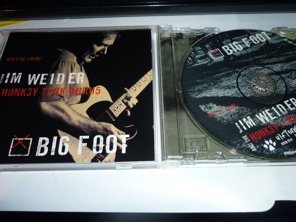 Jim Weider's Honky Tonk Gurus - Big Foot CD, Verzenden, Blues Rock, Zo goed als nieuw, Inclusief doosje