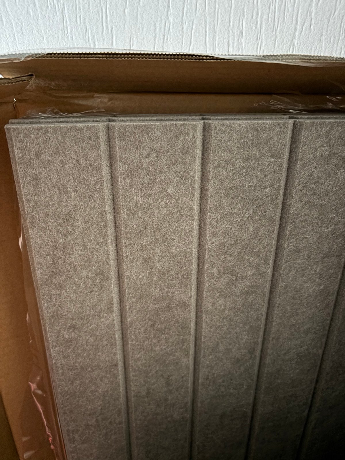 Action Vilt wandpanelen 6-pack - Taupe - Geluiddempend, Huis en Inrichting, Woonaccessoires | Wanddecoraties, Textiel, Nieuw, Bruin