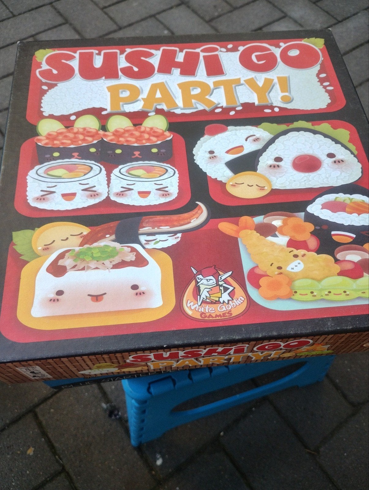 Te koop: Bordspel Sushi Go Party van White Goblin., Hobby en Vrije tijd, Gezelschapsspellen | Bordspellen, Ophalen, Zo goed als nieuw