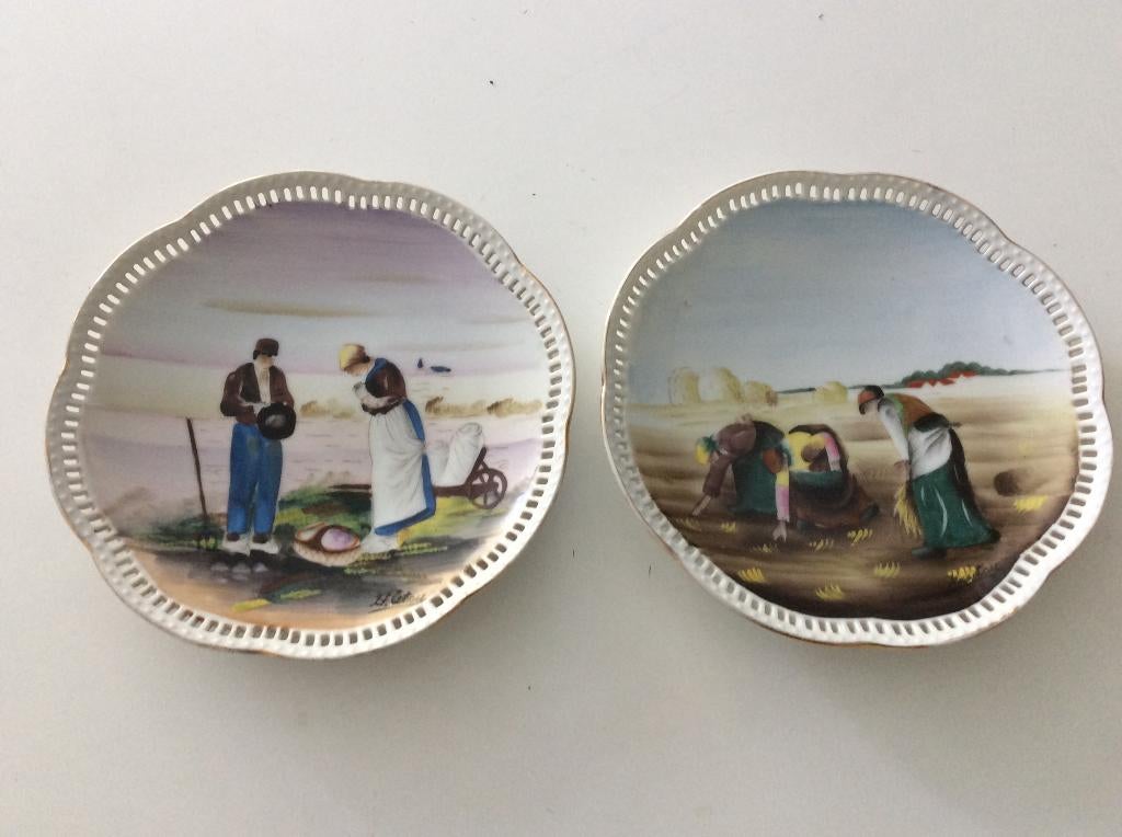 2 vintage Angelus borden, Antiek en Kunst, Ophalen of Verzenden