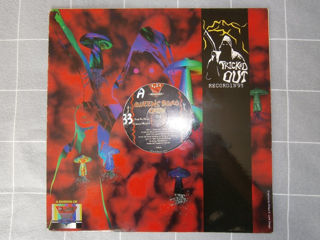 Queens Boro Crew – Drop Da Noise. 1995. H2O08. Acid Hardcore, Ophalen, Inclusief binnenhoes, Gebruikt, Hardcore