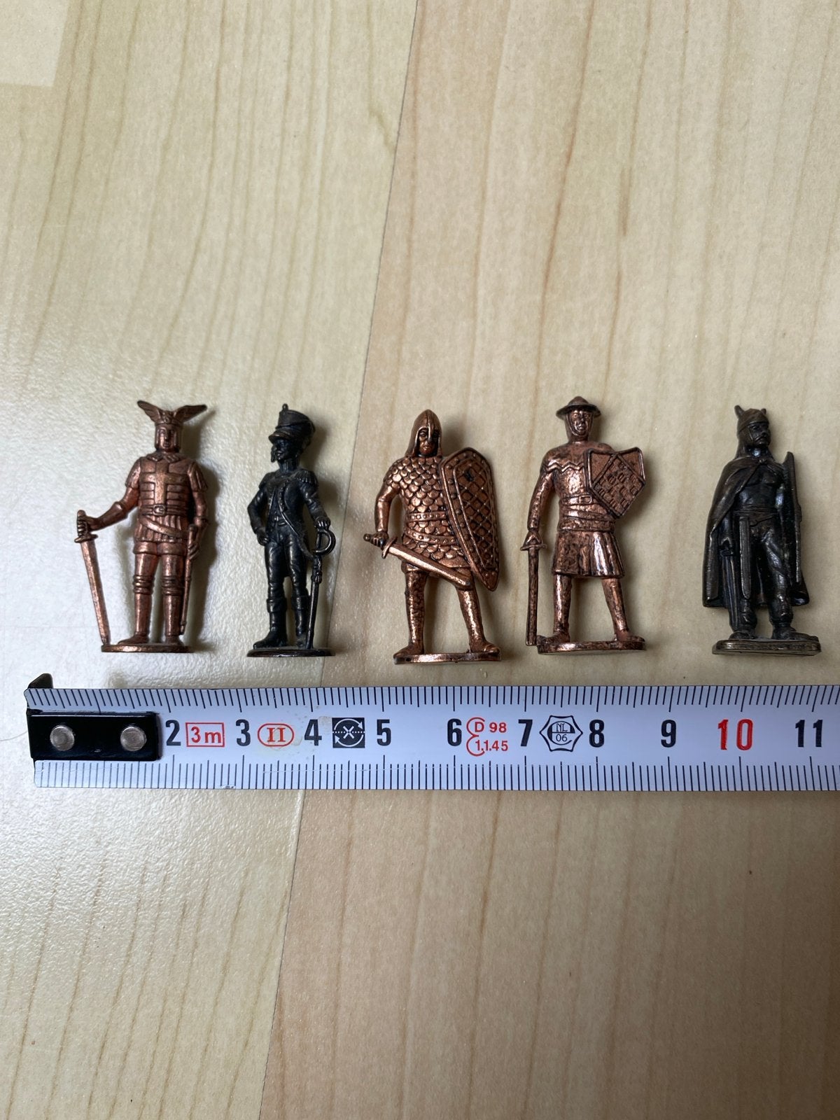 Set van 5 antieke soldaatjes / figuren, Verzamelen, Poppetjes en Figuurtjes, Gebruikt, Ophalen of Verzenden