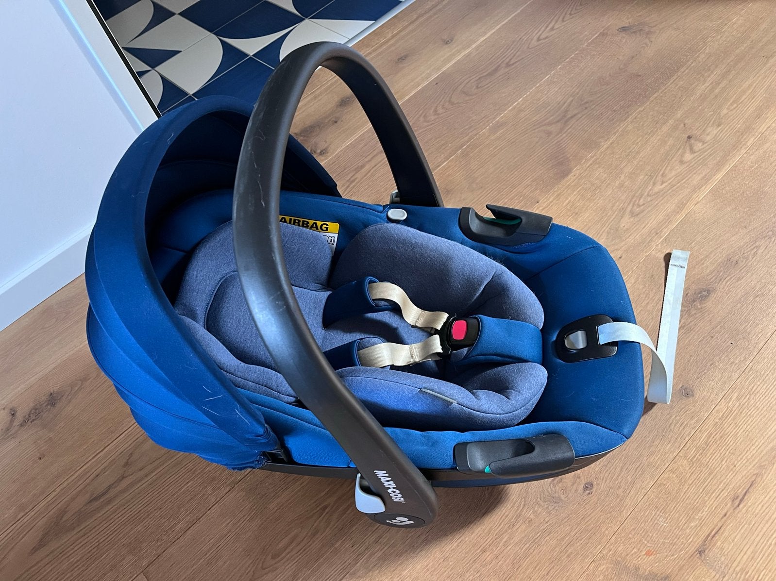Maxi Cosi Pebble 360 met FamilyFix 360 Isofix base, Ophalen, Slaapstand, Zo goed als nieuw, Isofix