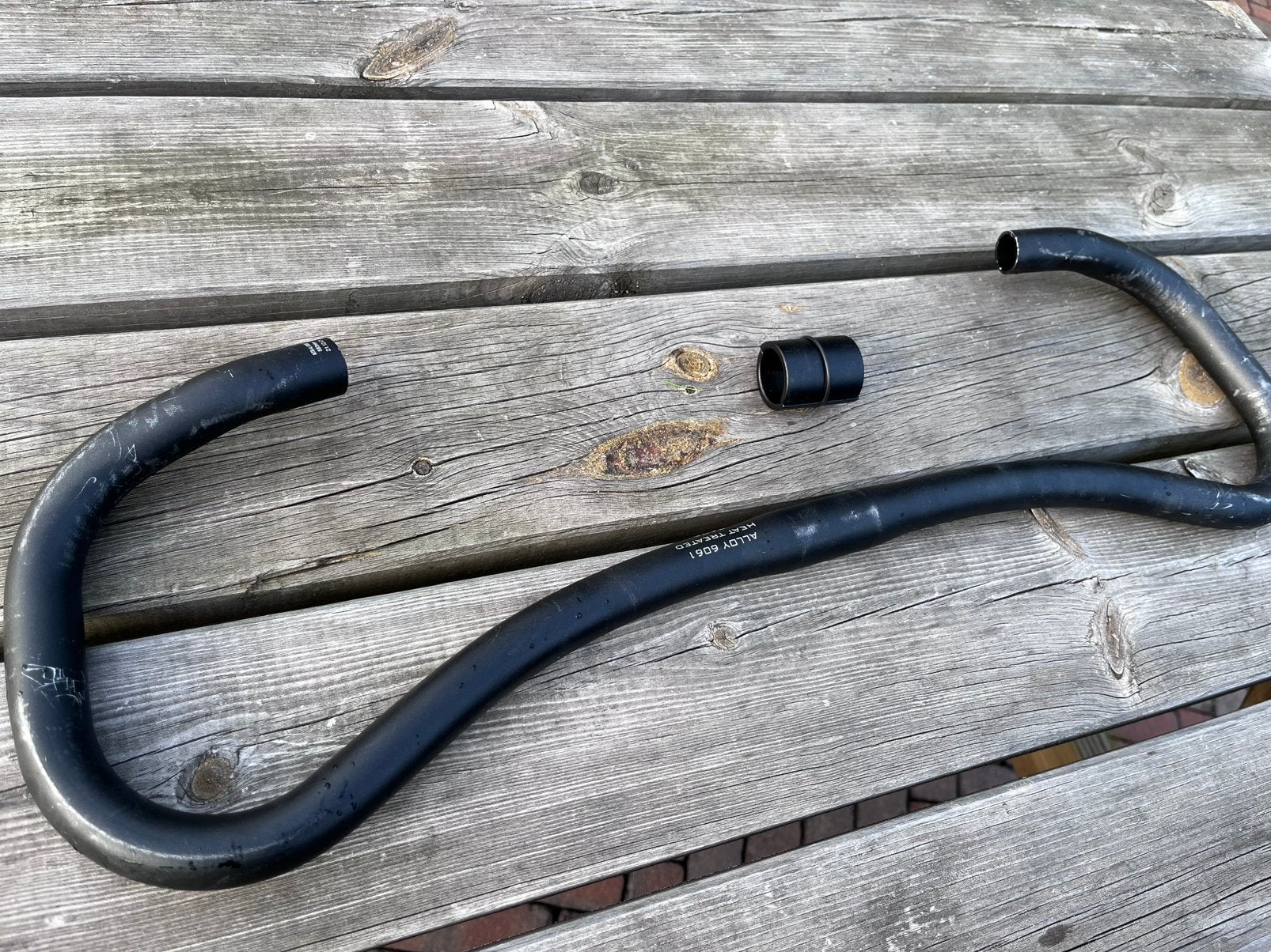 Vlinderstuur 58.3cm breed, Ophalen, Gebruikt, Stuur, Aluminium
