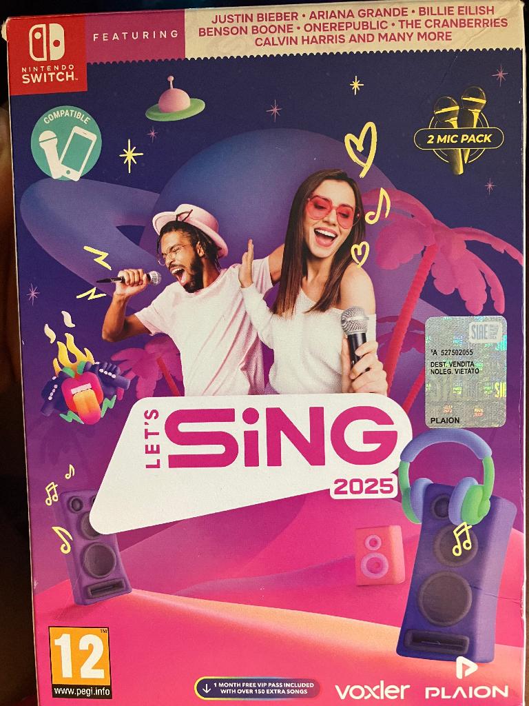 Let's sing 2025 - Switch, Muziek, Gebruikt, Ophalen of Verzenden, Eén computer