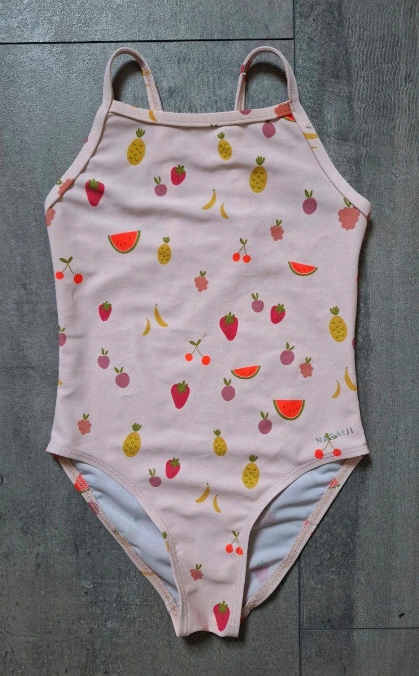 Leuk zwempakje met fruitprint, maat 116, Nabaiji, Maat 116, Meisje, Badpak