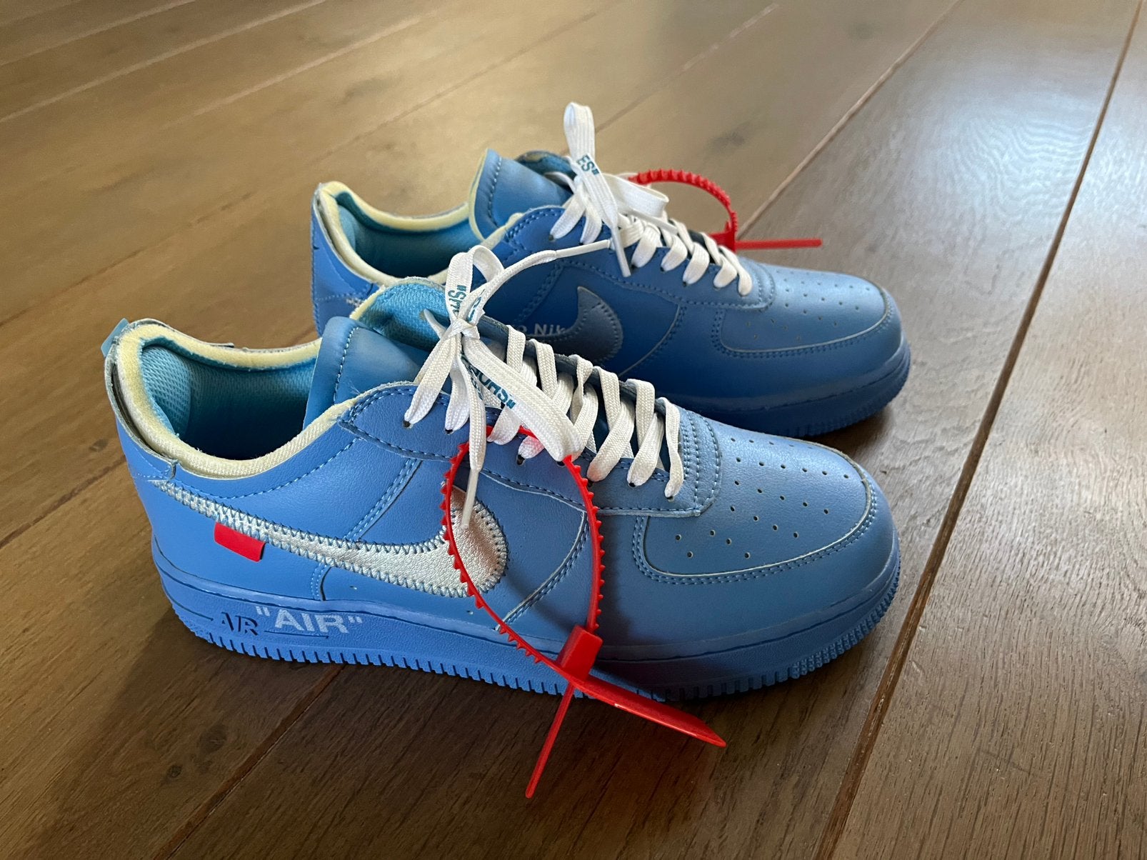 Off white schoenen, Verzenden, Zo goed als nieuw, Blauw