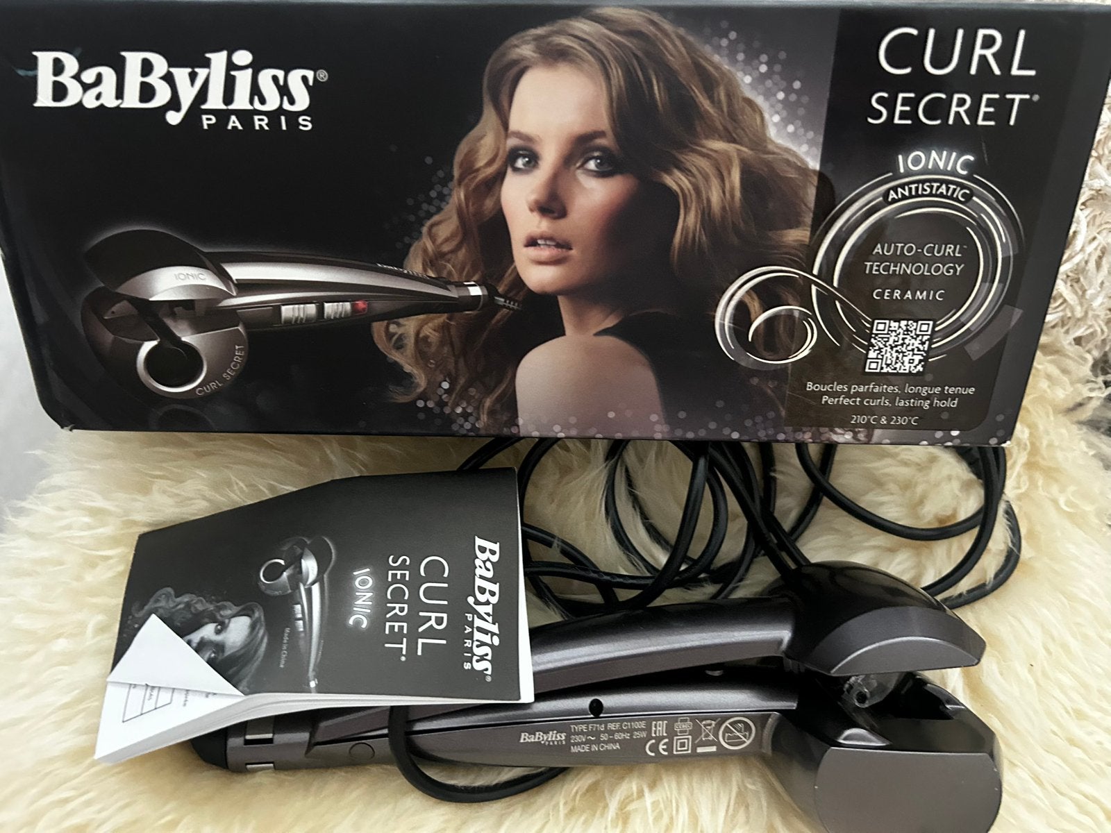 BaByliss Curl Secret Ionic C1100E – zo goed als nieuw, Ophalen of Verzenden, Zo goed als nieuw, Krultang of Stijltang