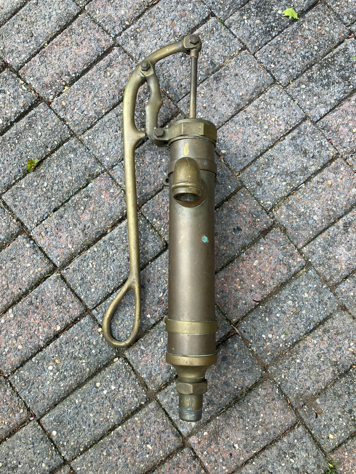 Oude waterpomp koper/brons, Antiek en Kunst, Ophalen