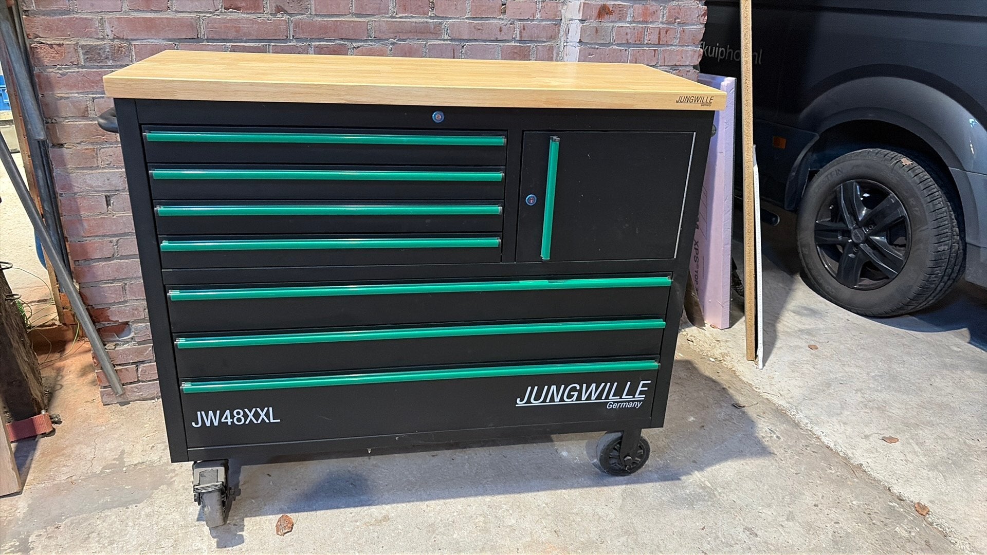 Gereedschapswagen jungwille JW48 XXL, Doe-het-zelf en Verbouw, Gereedschapskisten, Ophalen, Zo goed als nieuw