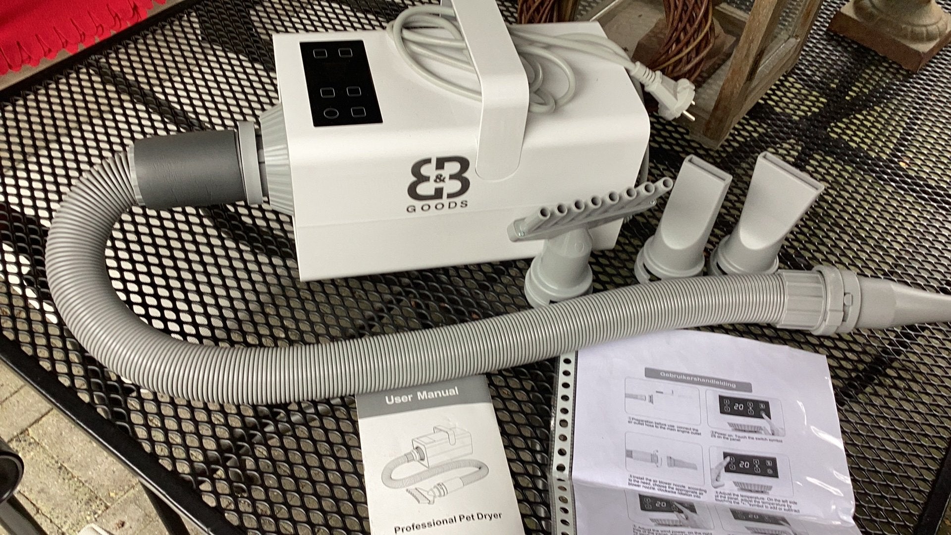 Professionele Pet Dryer / waterblazer / hondenfohn/3200 watt, Dieren en Toebehoren, Ophalen of Verzenden, Zo goed als nieuw