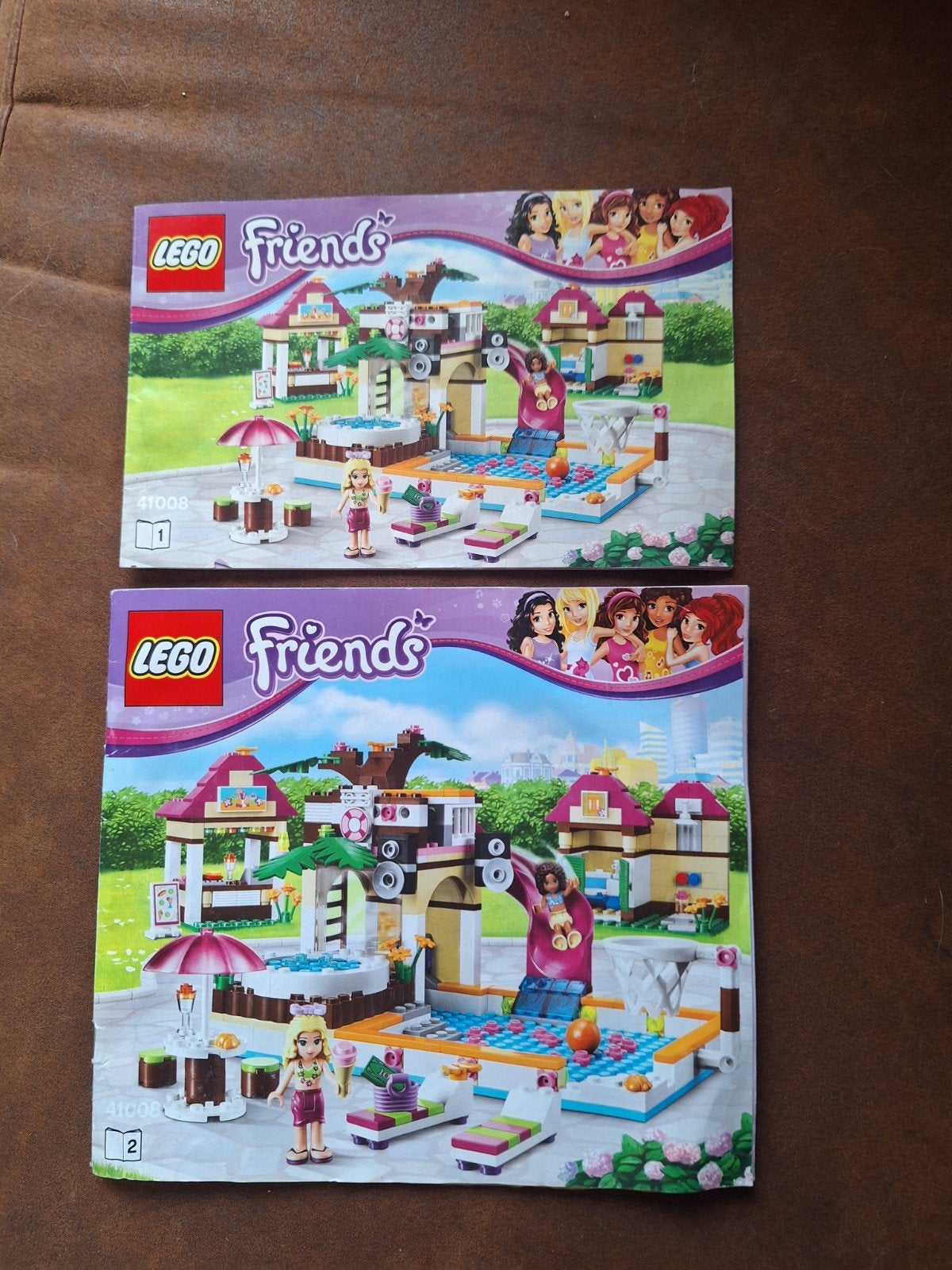 lego friends heartlake zwembad set 41008, Gebruikt, Lego, Inclusief instructies, Ophalen of Verzenden