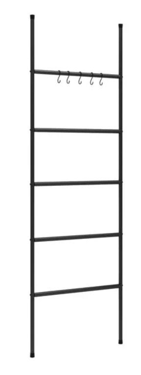 Handdoekladder handdoekrek ladder zwart GRATIS BEZORGD!, Huis en Inrichting, Handdoekenrek, Verzenden, Nieuw, Nvt