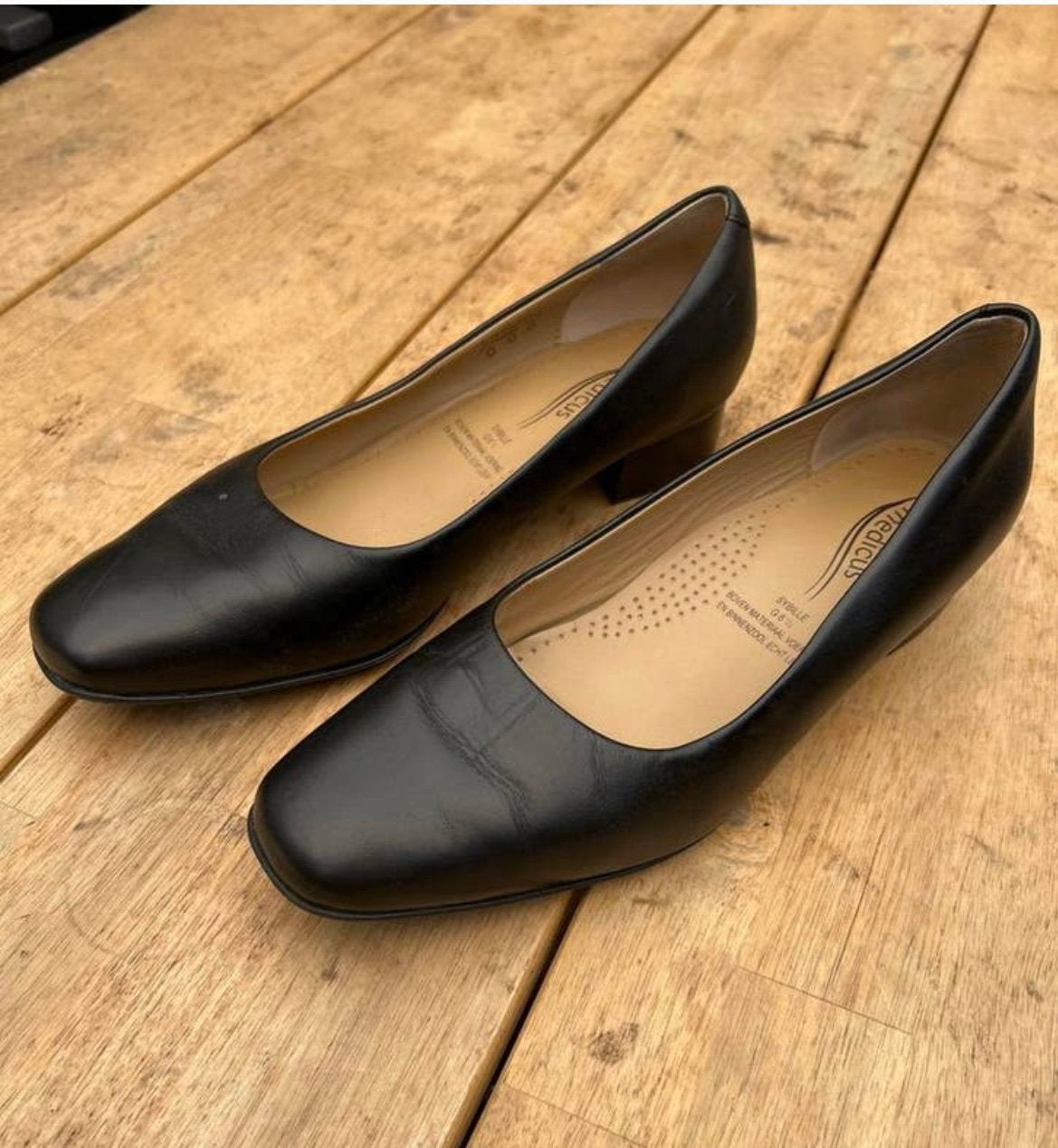 Medicus zwarte pumps mt 6,5/40, Ophalen of Verzenden, Zo goed als nieuw, Zwart