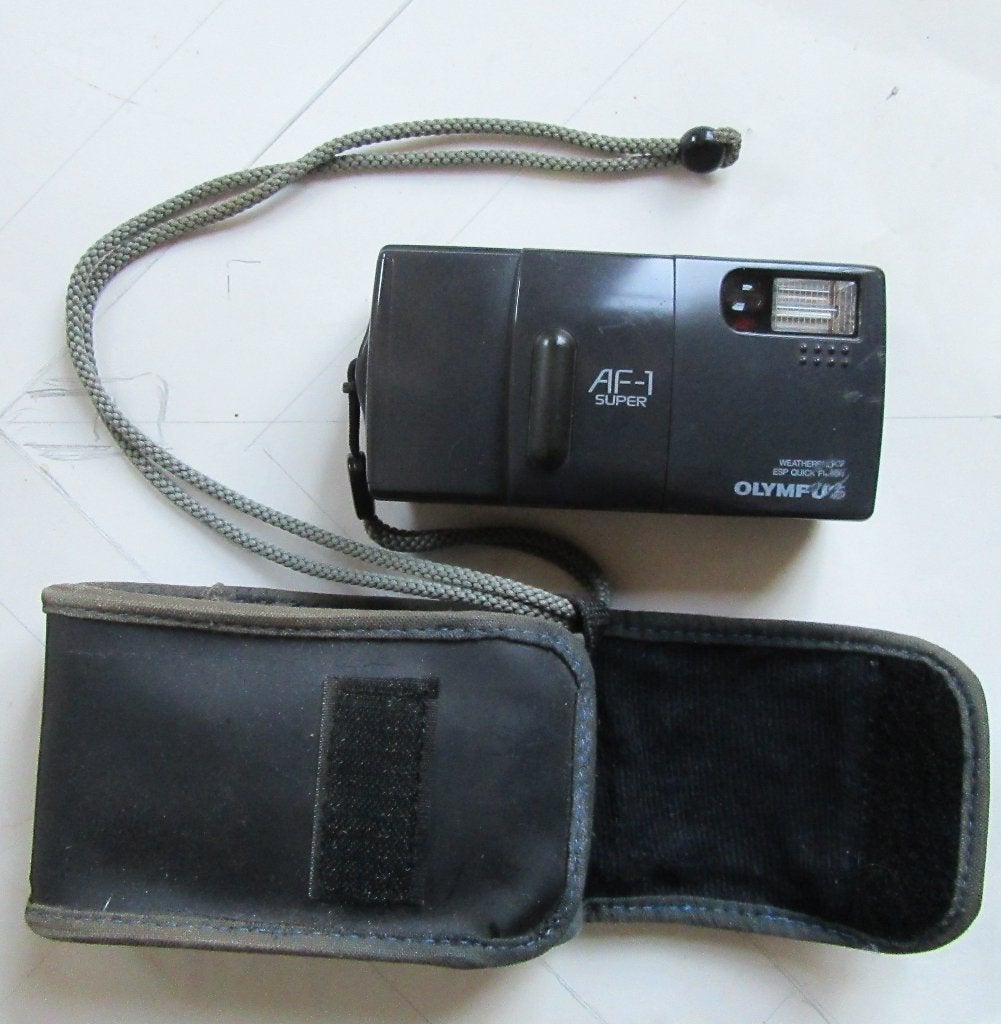 Olympus analoge pocketcamera AX-1 super, Ophalen of Verzenden, Gebruikt, Compact, Olympus