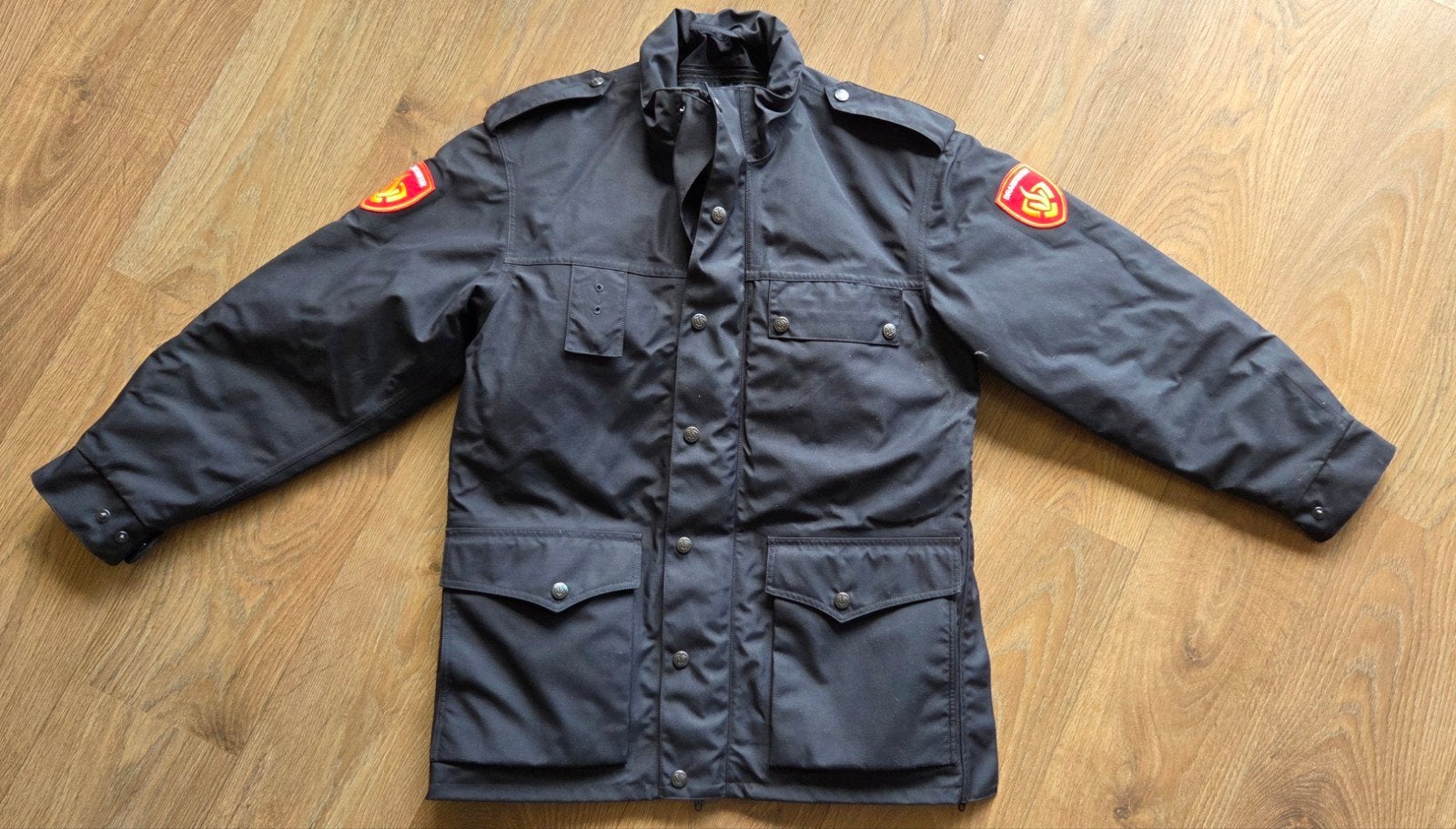 Brandweer Parka jas Maat 44 - Helemaal Nieuw, Ophalen of Verzenden, Nieuw, Maat 46 (S) of kleiner, Zwart