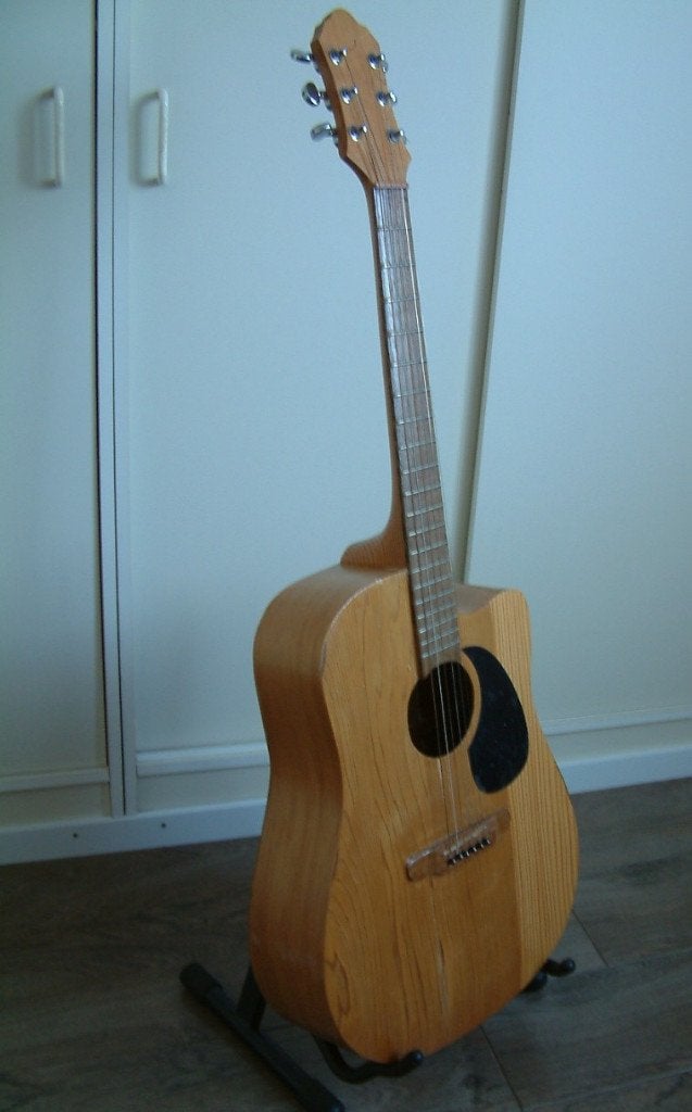 gitaar  western, Ophalen of Verzenden, Gebruikt, Western- of Steelstringgitaar