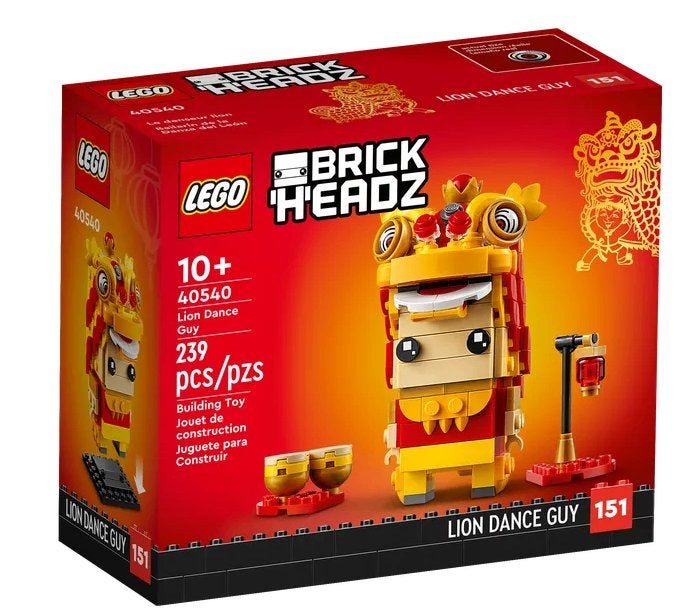Lego BrickHeadz Leeuwendanser (40540) NIEUW, BrickHeadz, Nieuw, Ophalen of Verzenden, Complete set