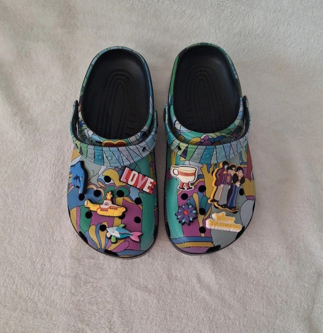 Crocs The Beatles Yellow Submarine Clogs Maat 38-39, Ophalen of Verzenden, Geel