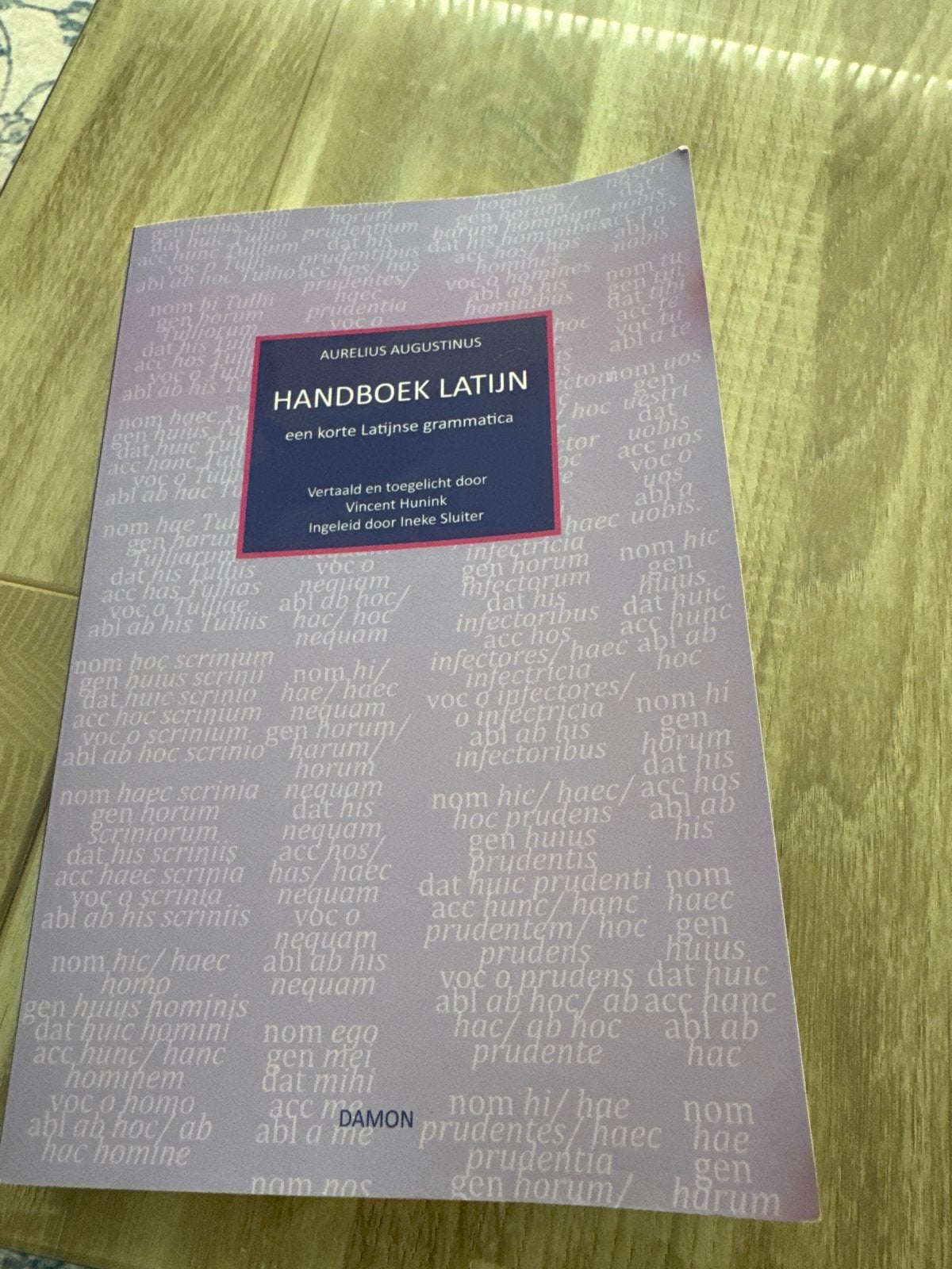 Handboek Latijn: Een korte Latijnse grammatica, Ophalen of Verzenden, Alpha, Zo goed als nieuw, HBO