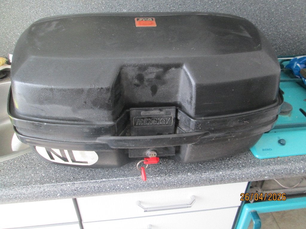 Givi (Monkey) Top Koffer, Motoren, Ophalen, Gebruikt
