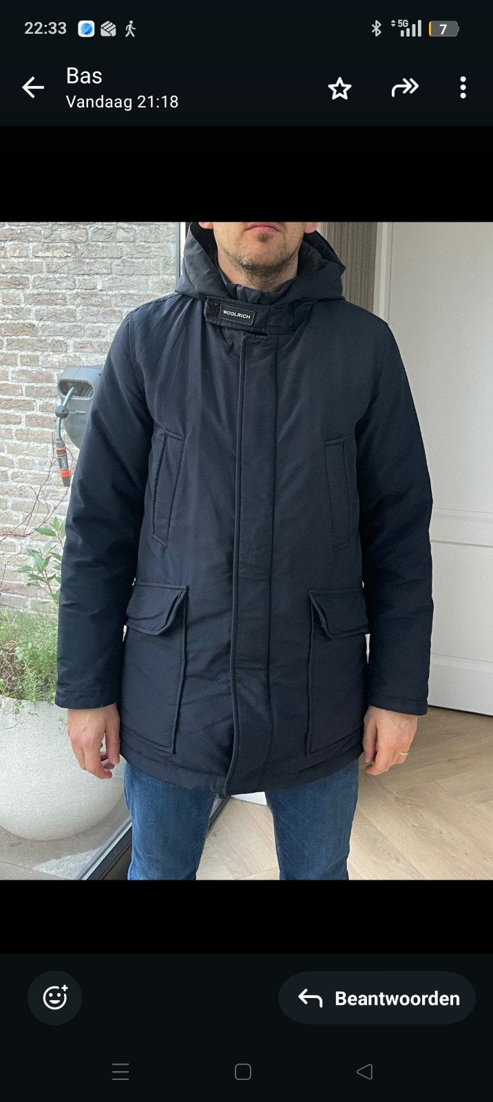 Woolrich Winterjas Maat S - Zo goed als nieuw, Zwart, Ophalen of Verzenden, Zo goed als nieuw, Woolrich