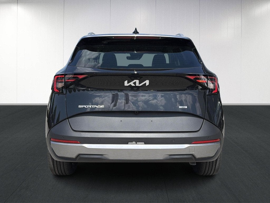 Kia Sportage 1.6 T-GDi Hybrid DynamicLine | Stuurwielverwarm, Auto's, Kia, 4 cilinders, Leder en Stof, Zwart, Hybride Elektrisch/Benzine