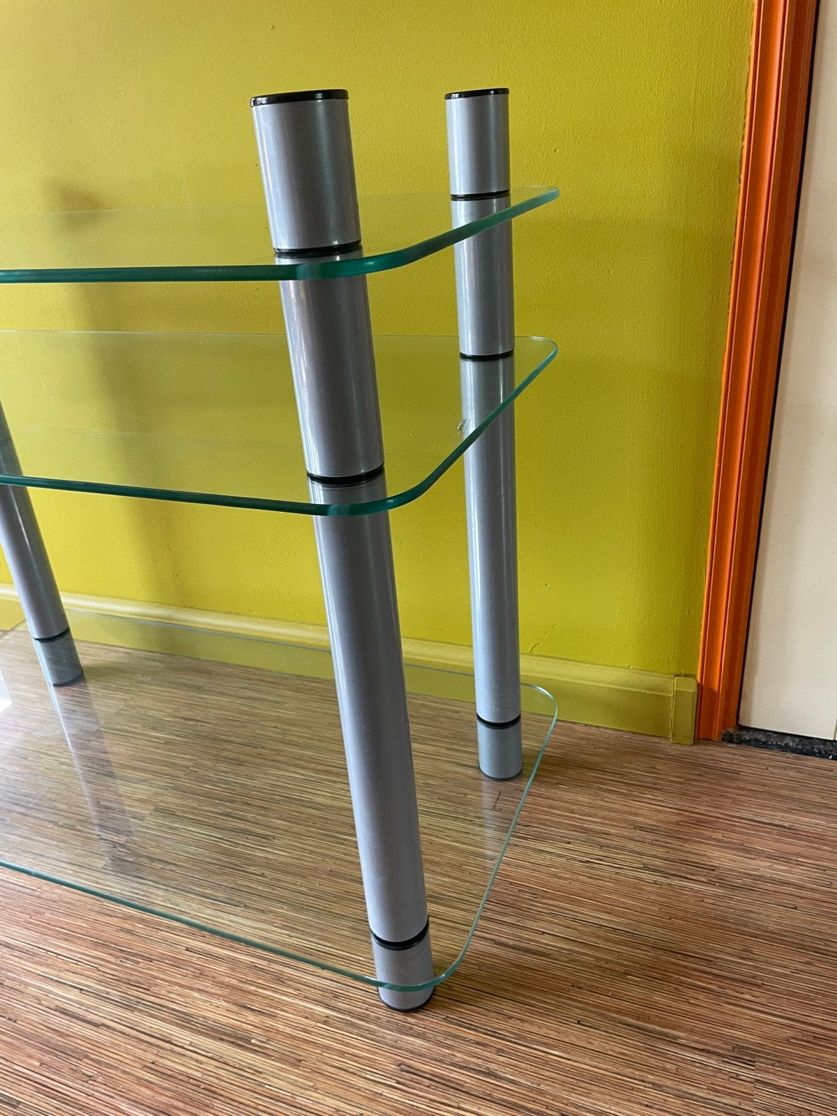 Jaren 90 kastje, Ophalen, Gebruikt, 50 tot 100 cm, Glas
