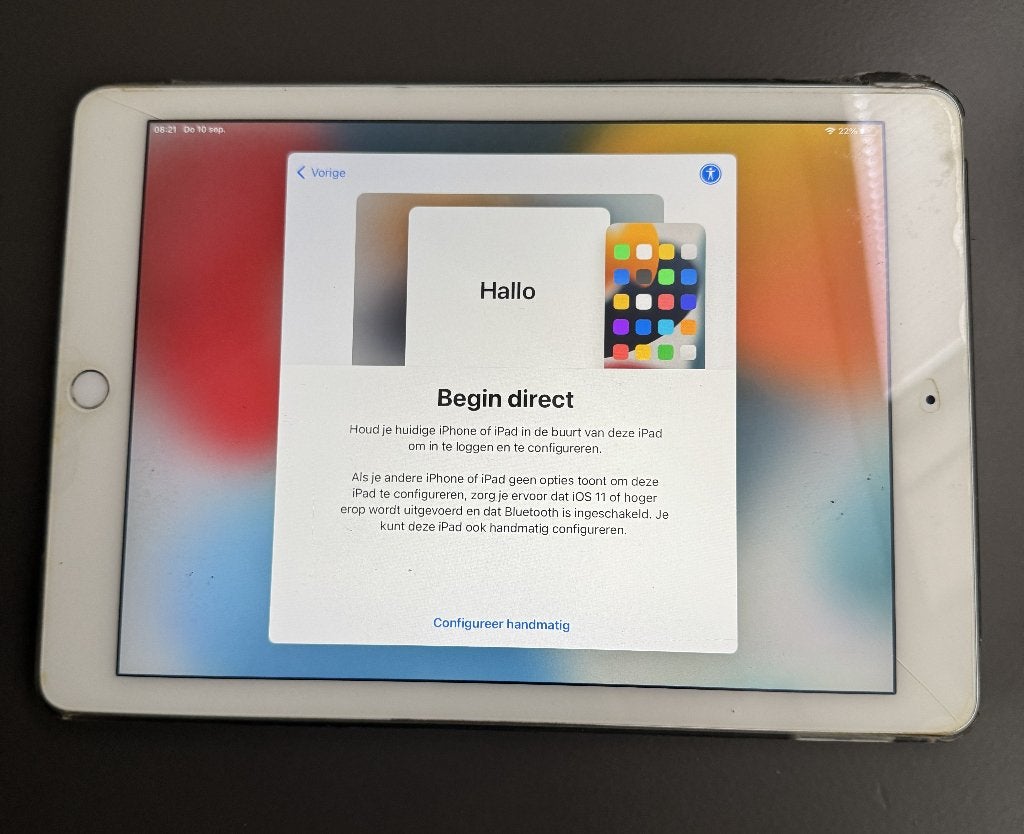 Apple iPad 2017 (5e gen), Computers en Software, Gebruikt, 32 GB, Apple iPad, Wit